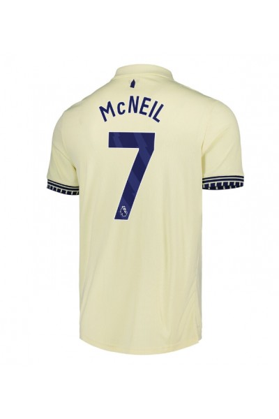 Everton Dwight McNeil #7 Jalkapallovaatteet Vieraspaita 2025-26 Lyhythihainen Everton Dwight McNeil #7 Jalkapallovaatteet Vieraspaita 2025-26 Lyhythihainen